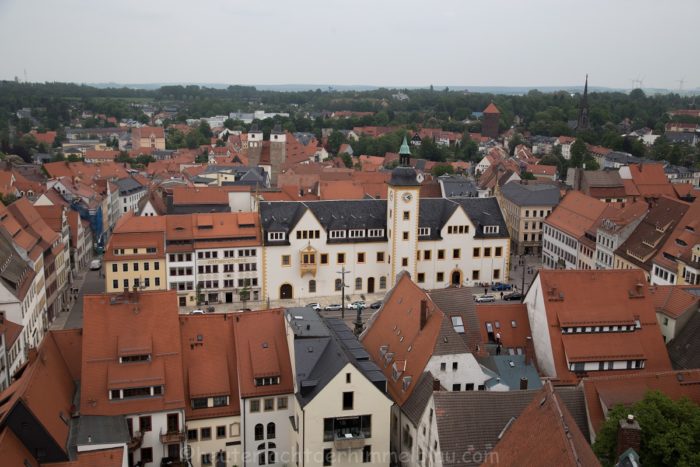 Freiberg von oben