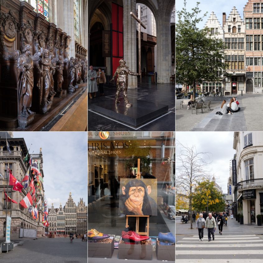 Antwerpen Heute macht der HIMMEL BLAU